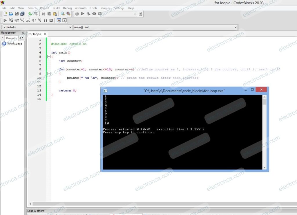 5-Loops and Program Control in C - electronca.com