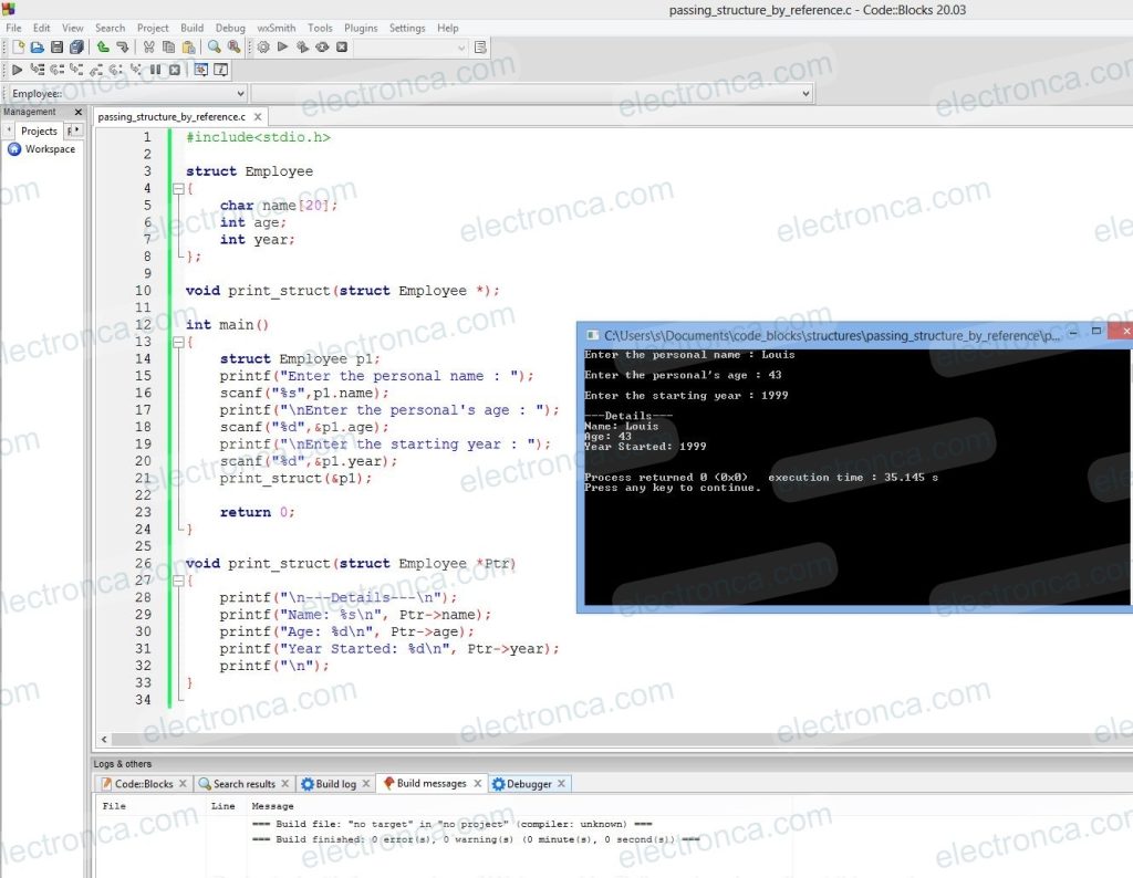 Passing Struct by Reference
