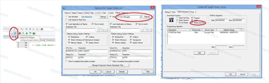 Options for Target - Keil IDE