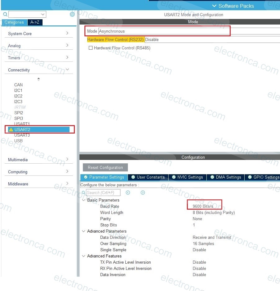Enabling USART to view Output on RealTerm Windows Terminal