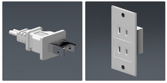 Plug type A 
Plug and Socket Types