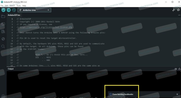 How to Burn Bootloader onto a New Atmega328P - electronca.com