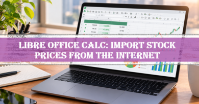 How to Create a Stock Market Tracker in LibreOffice Calc: Import Stock Prices from the Internet
